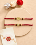 Squre Om&Diamond Squre Rakhi Combo