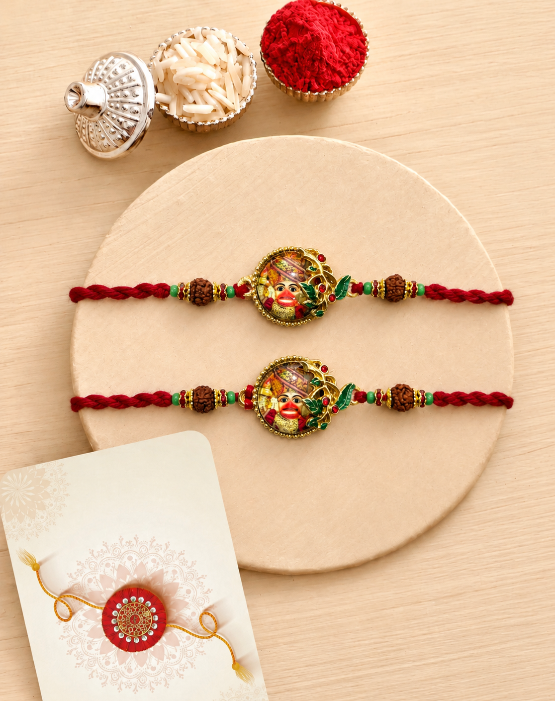 Kashtbhanjan Hanumanji Rakhi Combo