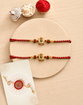 Shivling Crown Rakhi Combo