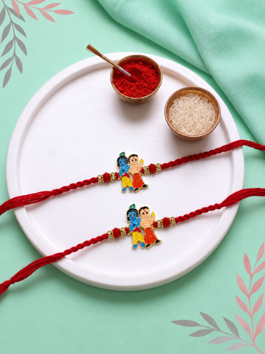 Krishna Chhota Bheem Kids Rakhi Set