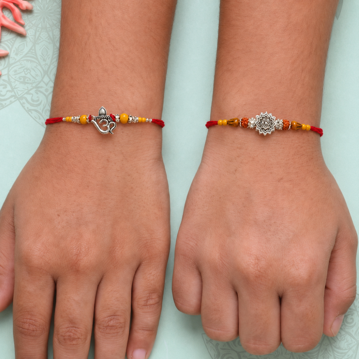 Premium Om Rakhi Set