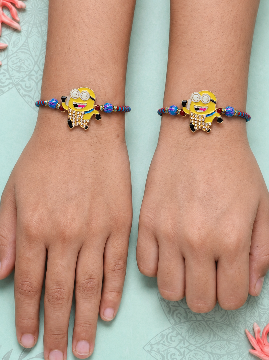 Minion Triple Rakhi Combo