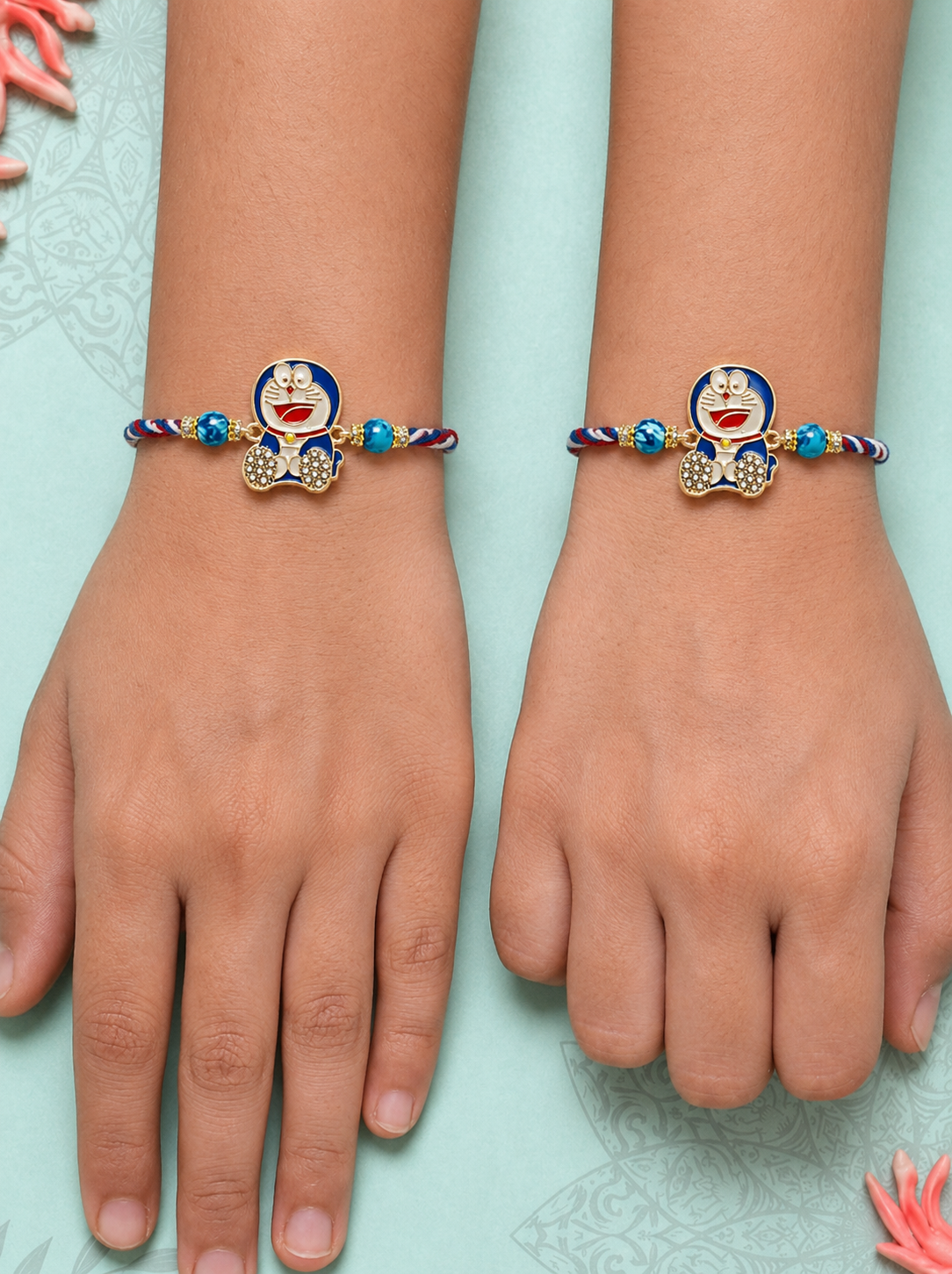 Doraemon Triple Rakhi Combo