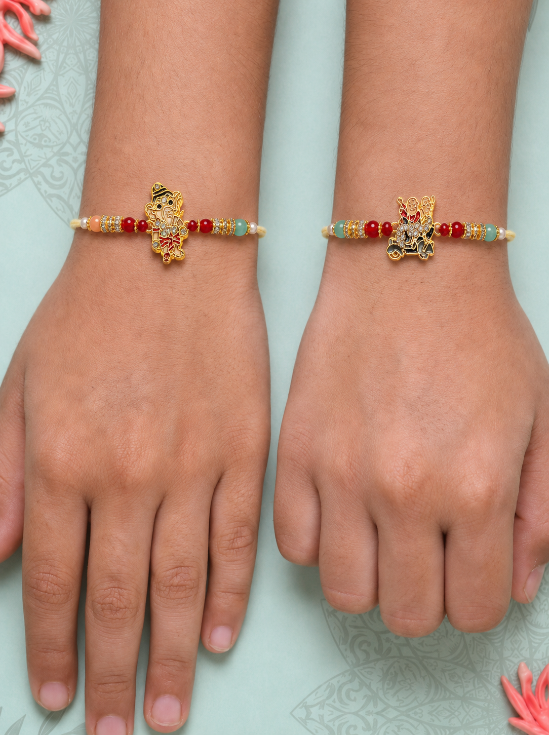 Ganesh & Motu Patalu Scooter Rakhi Combo