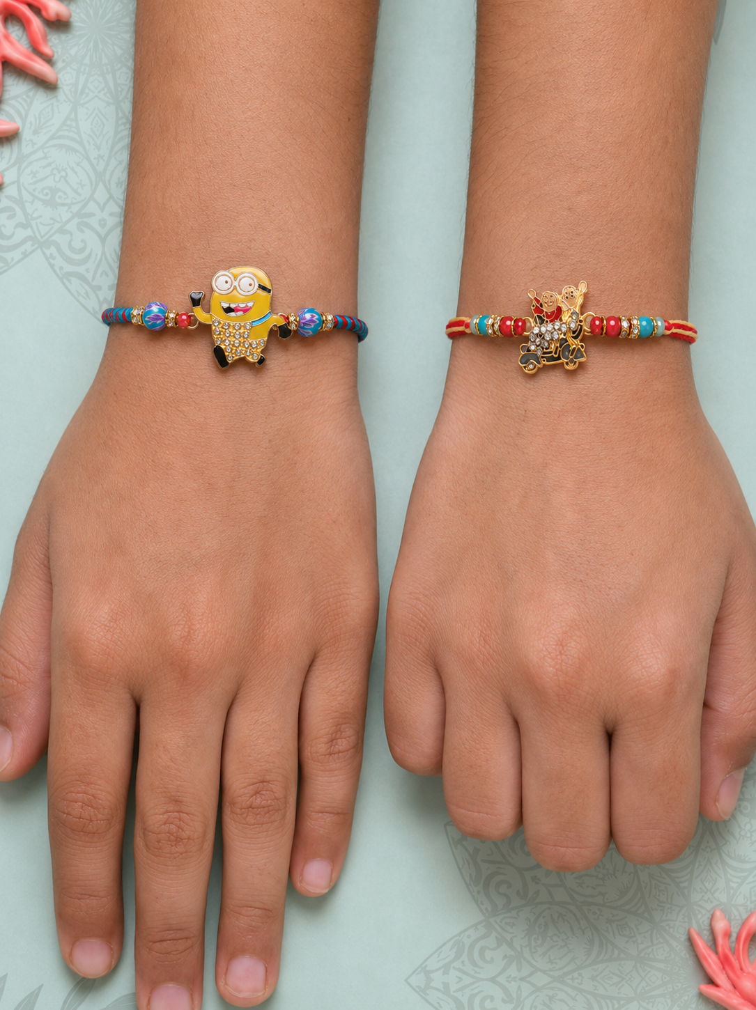 Minion & Motu Patalu Rakhi Combo