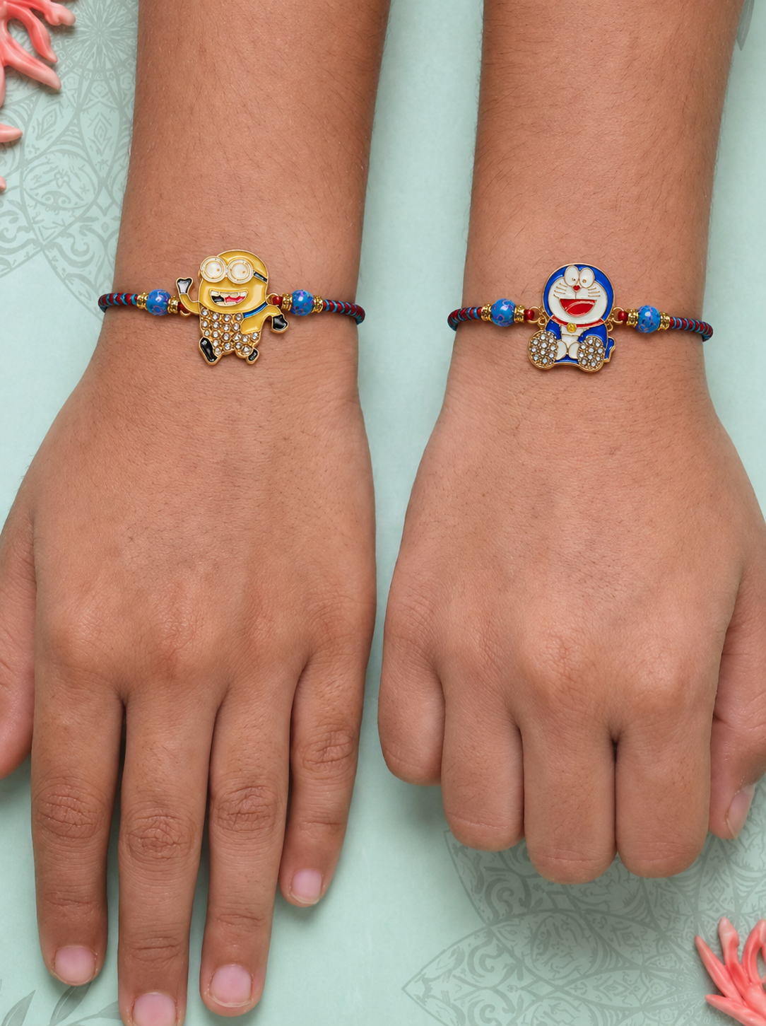 Minion & Doremon Rakhi Combo