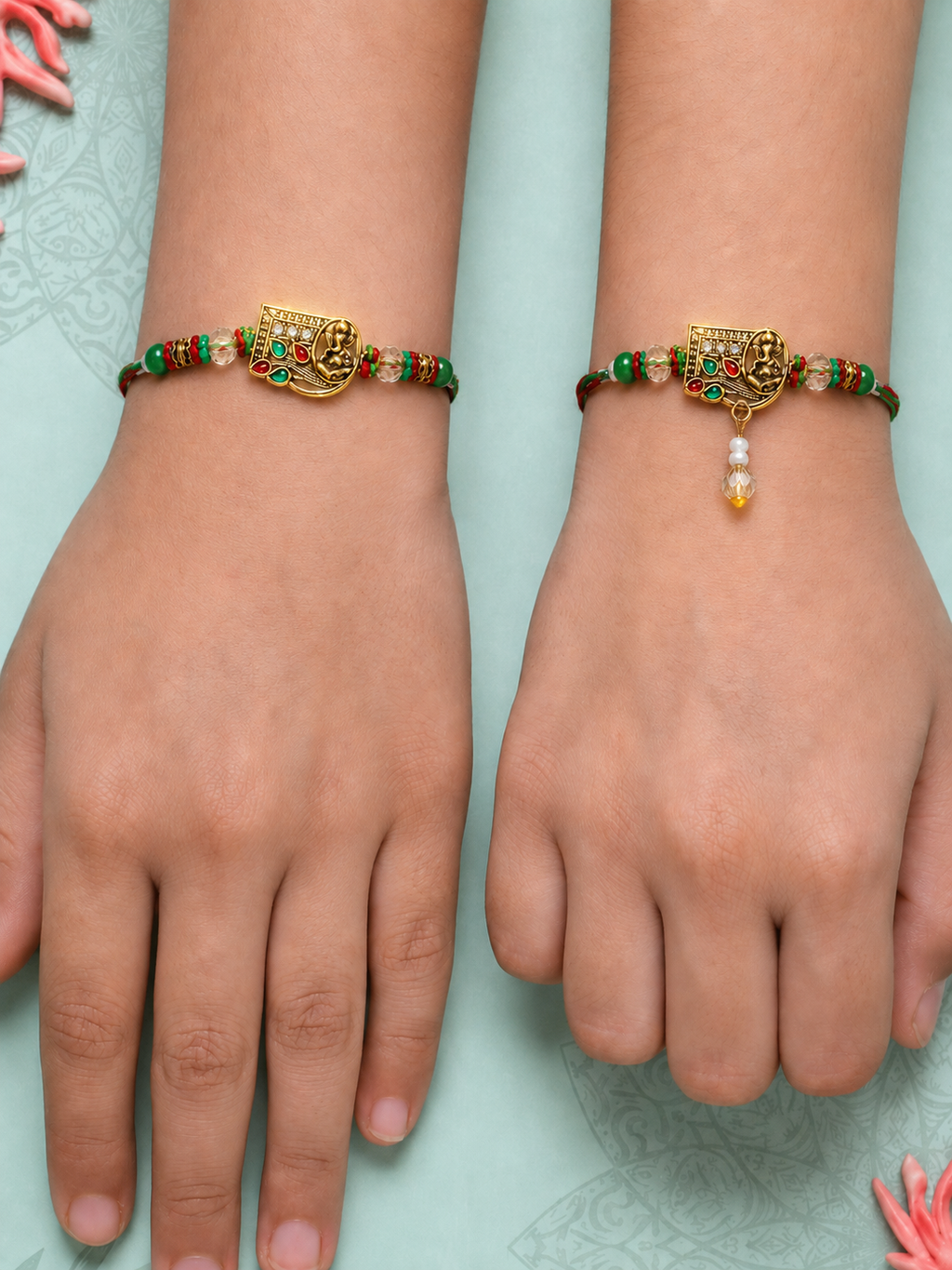 Ganeshji Bhai Bhabhi Rakhi Combo