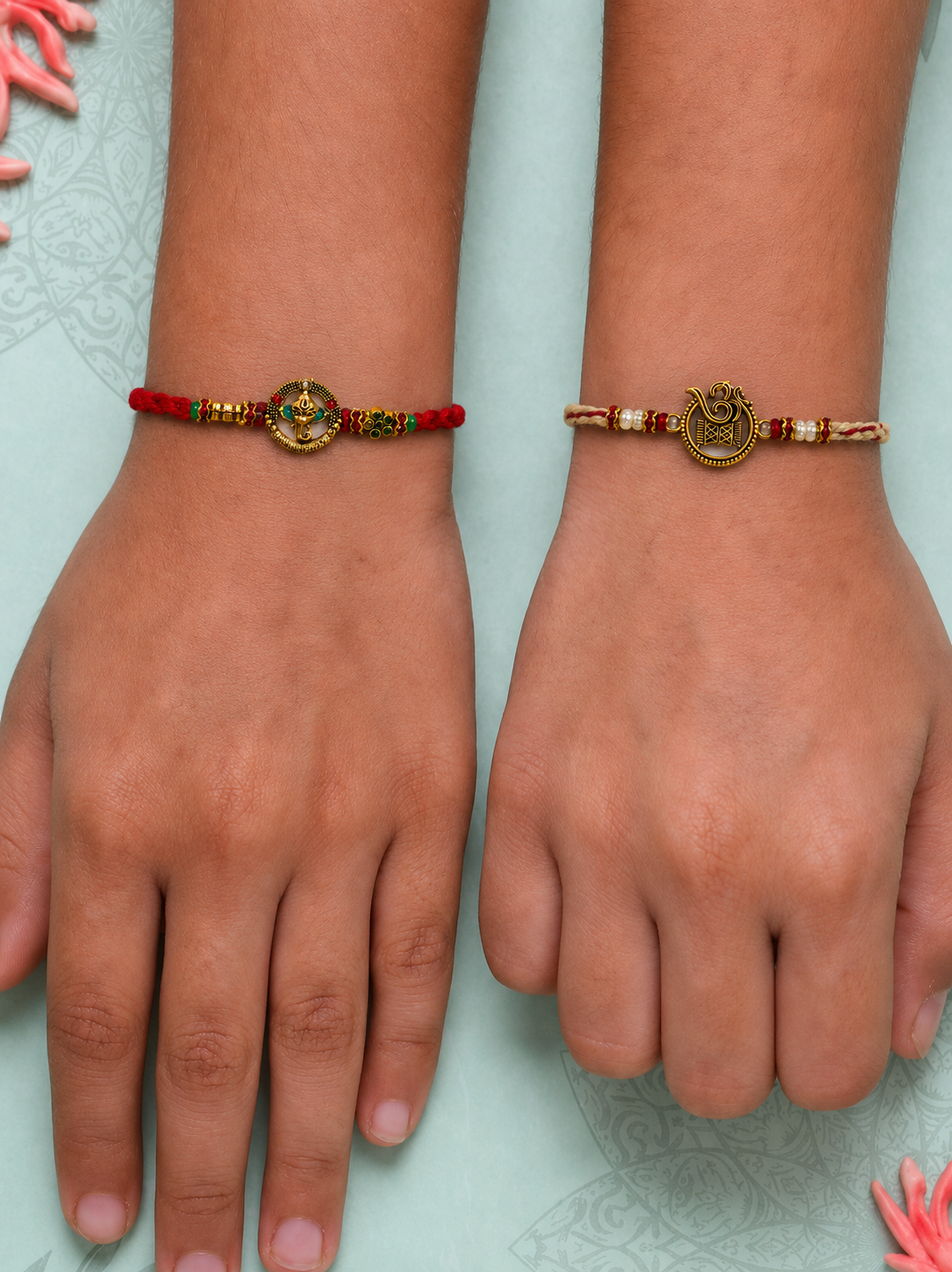 Ganesh&Om Rakhi Combo