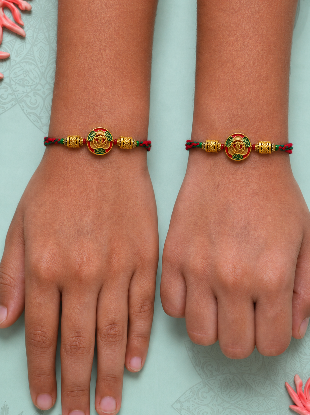 Designer Om Rakhi Combo
