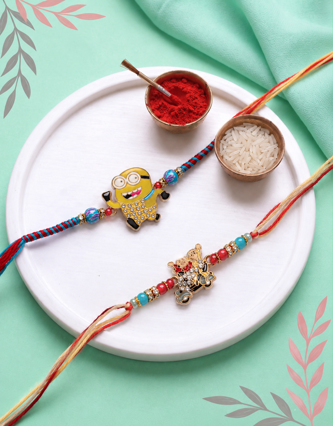 Minion & Motu Patalu Rakhi Combo