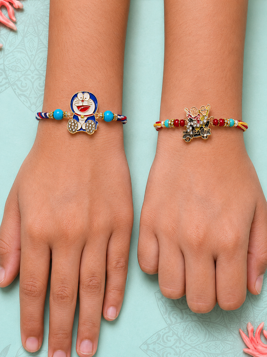 Doraemon & Motu Patlu Kids Combo Rakhi