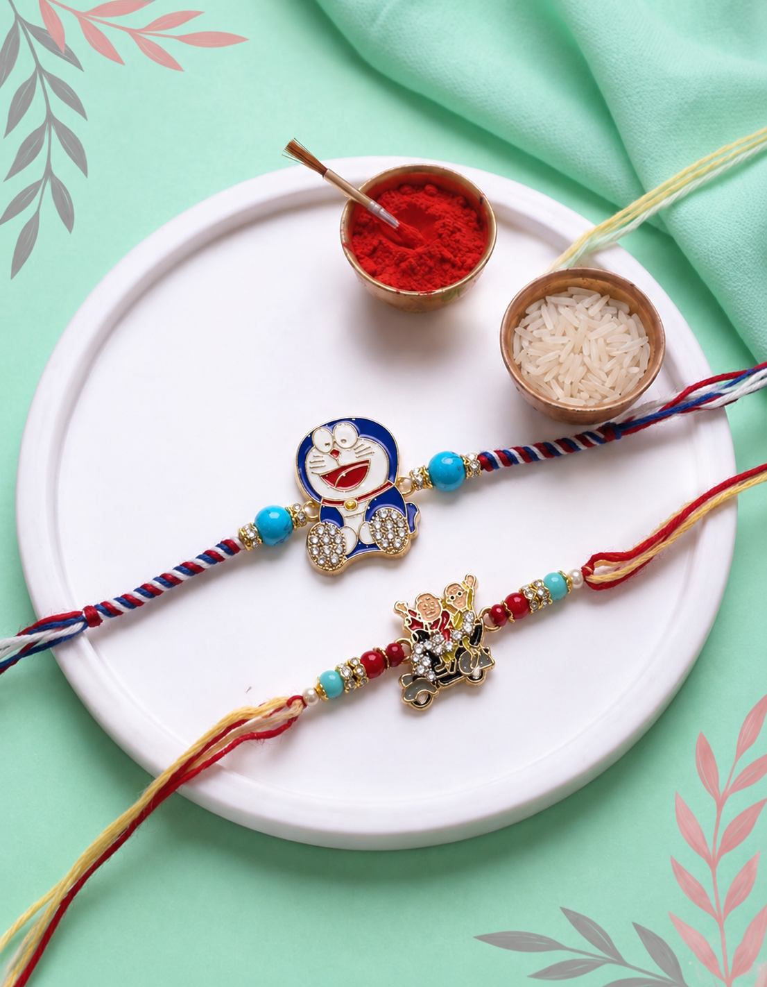 Doraemon & Motu Patlu Kids Combo Rakhi