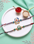 Doraemon & Peppa Car Combo Rakhi